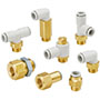SMC® 1.34 Pound (lb) Push-Connect Pneumatic Tube Elbow (06777225)
