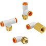 SMC® 2.10 Pound (lb) Push-Connect Pneumatic Tube Elbow (06131631)