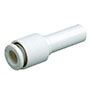 SMC® 37 Millimeter (mm) Overall Length and 0.01 Pound (lb) Weight Push-to-Connect Pneumatic Tube Reducer (01993136)