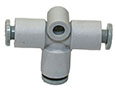 SMC® 0.02 Pound (lb) Weight Push-Connect Pneumatic Tube Tee (01759166)