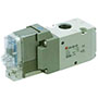 SMC® 3 Ports Solenoid-Operated Air Control Valve (07580264)