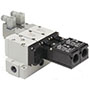 SMC® Base Mounted 3 Ports Non-Locking Solenoid-Operated Air Control Valve (07445897)