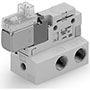 SMC® Base Mounted Locking Solenoid-Operated Air Control Valve (04556940)