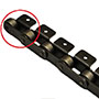 Tsubaki (UST) 2 Inch (in) Pitch Size Attachment Chain (03064874)