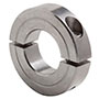Climax Metal H2C Series 1.1875 Inch (in) Inside Diameter and 2.1250 Inch (in) Outside Diameter Two-Piece Stainless Steel Recessed Screw Clamping Collar (00214408)
